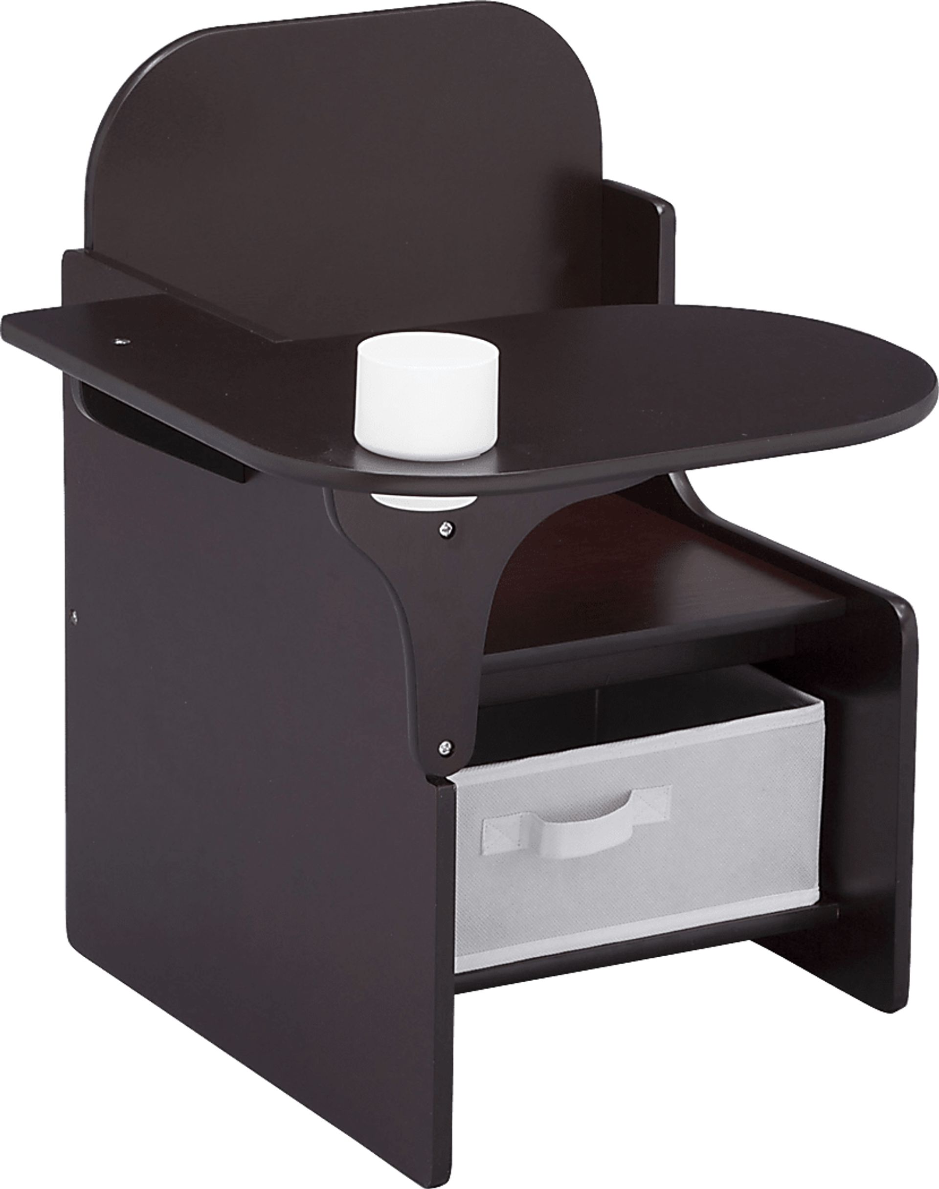 Kids Bentlee Brown Chair Desk - Image 1