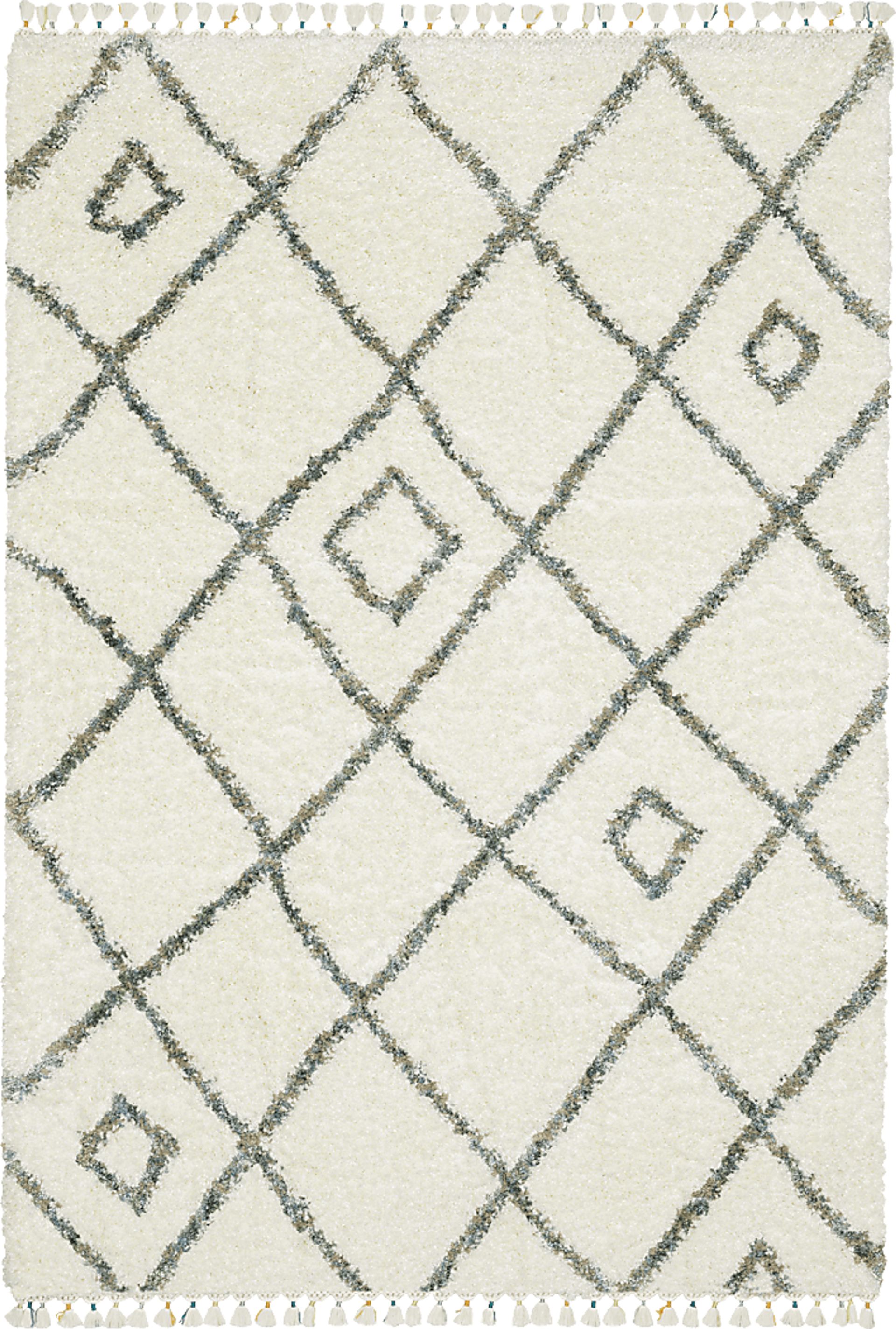 Kids Berber Beauty Ivory 7'10x 10'10 Rug - Image 1