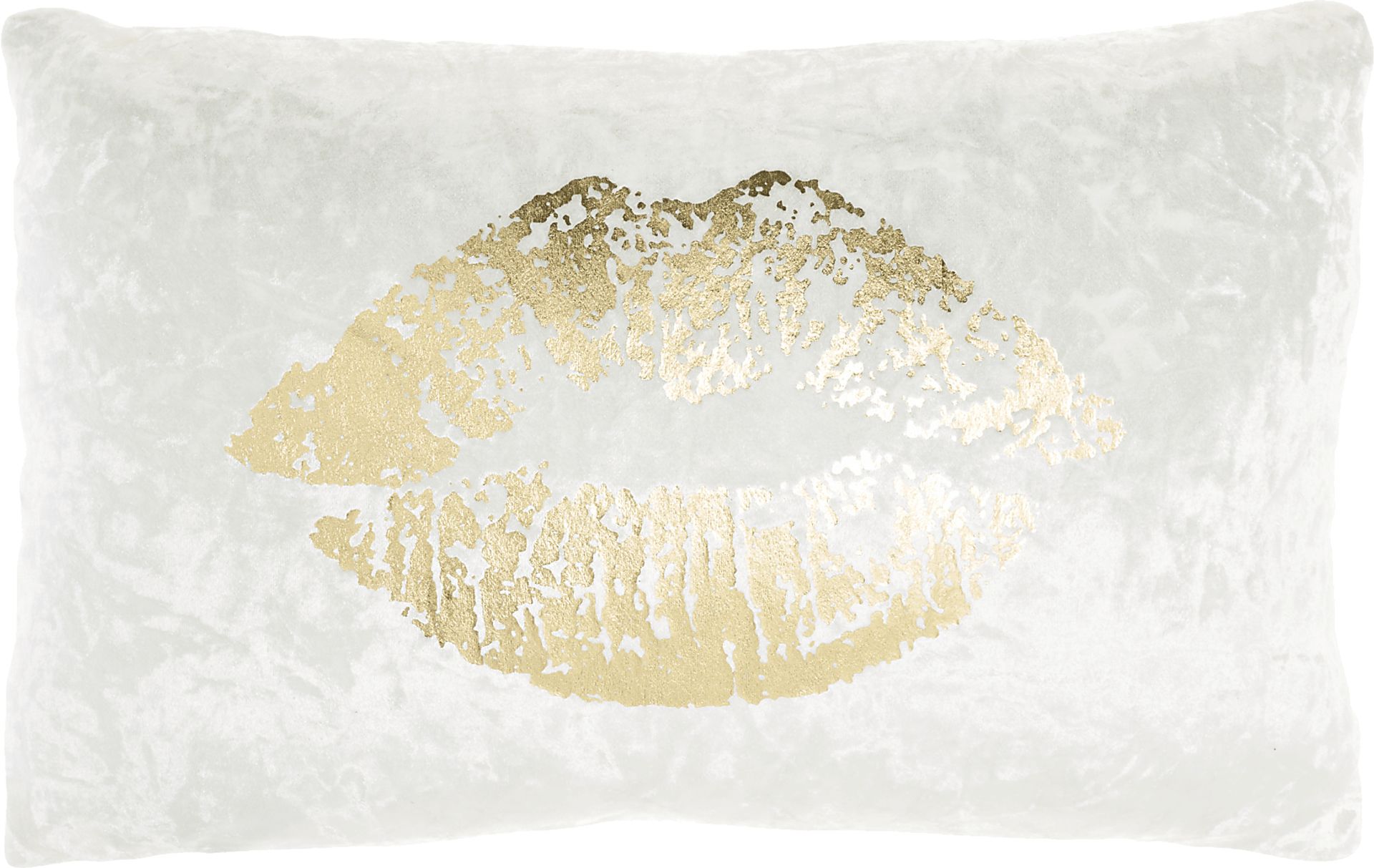 Kids Besos Bay Gold Throw Pillow - Image 1