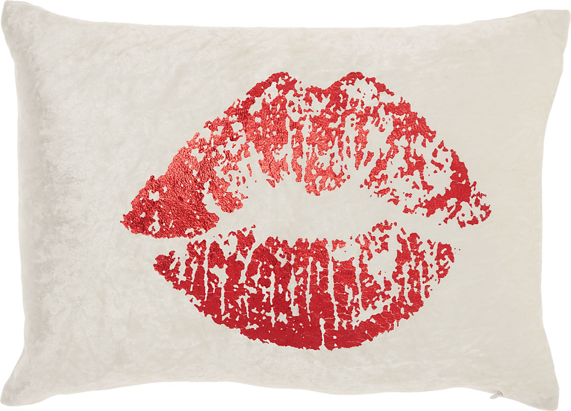 Kids Besos Bay Red Throw Pillow - Image 1