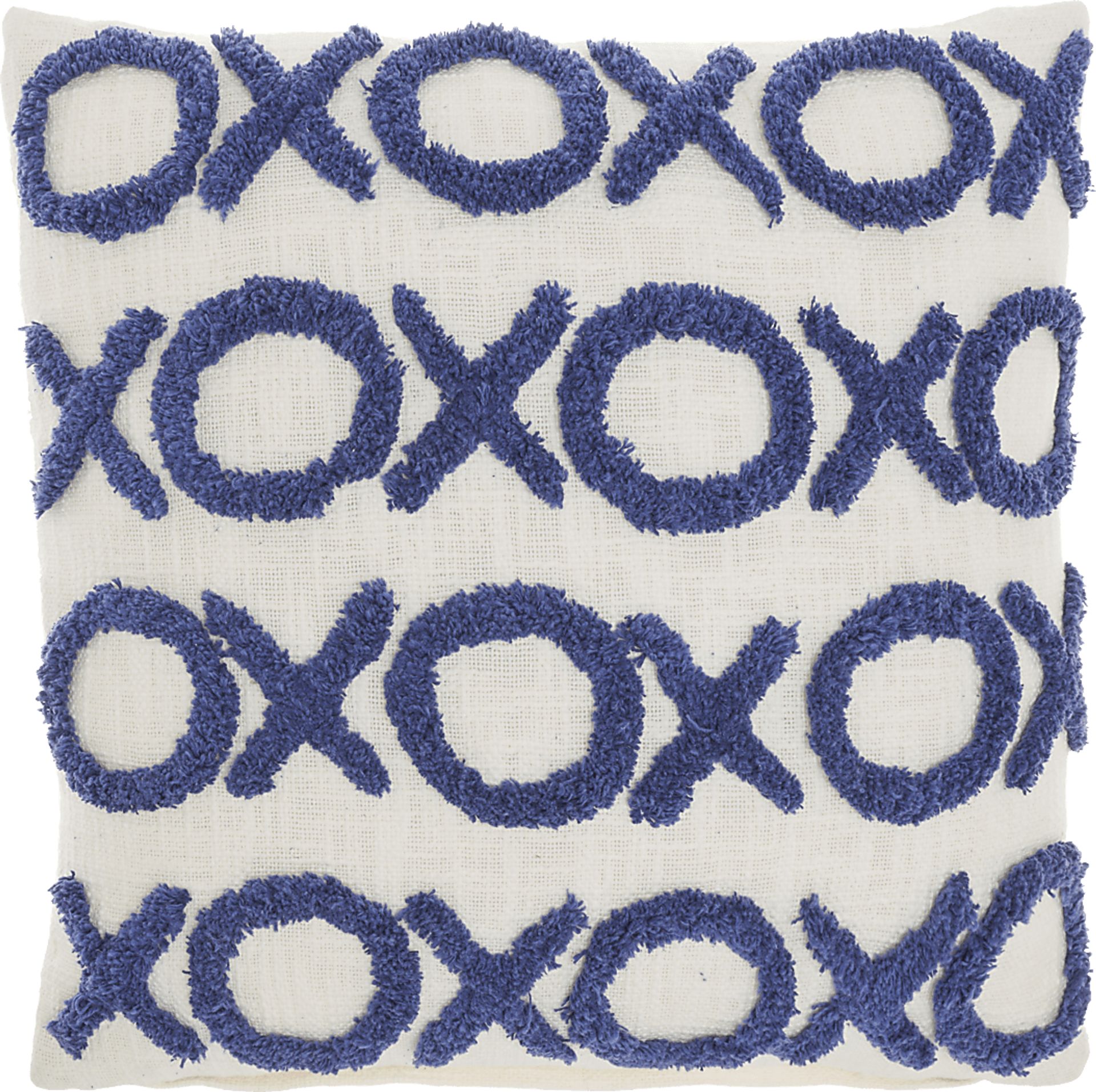 Kids Besos Lane Blue Throw Pillow - Image 1