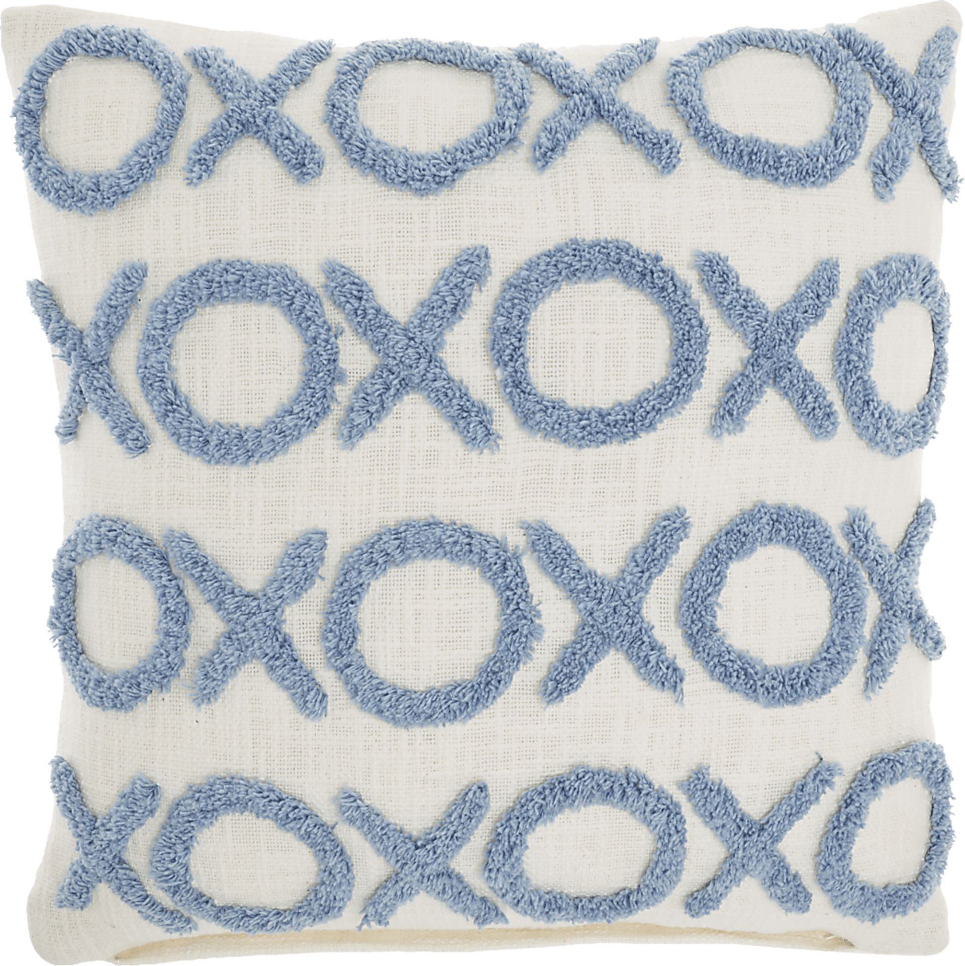 Kids Besos Lane Light Blue Throw Pillow - Image 1