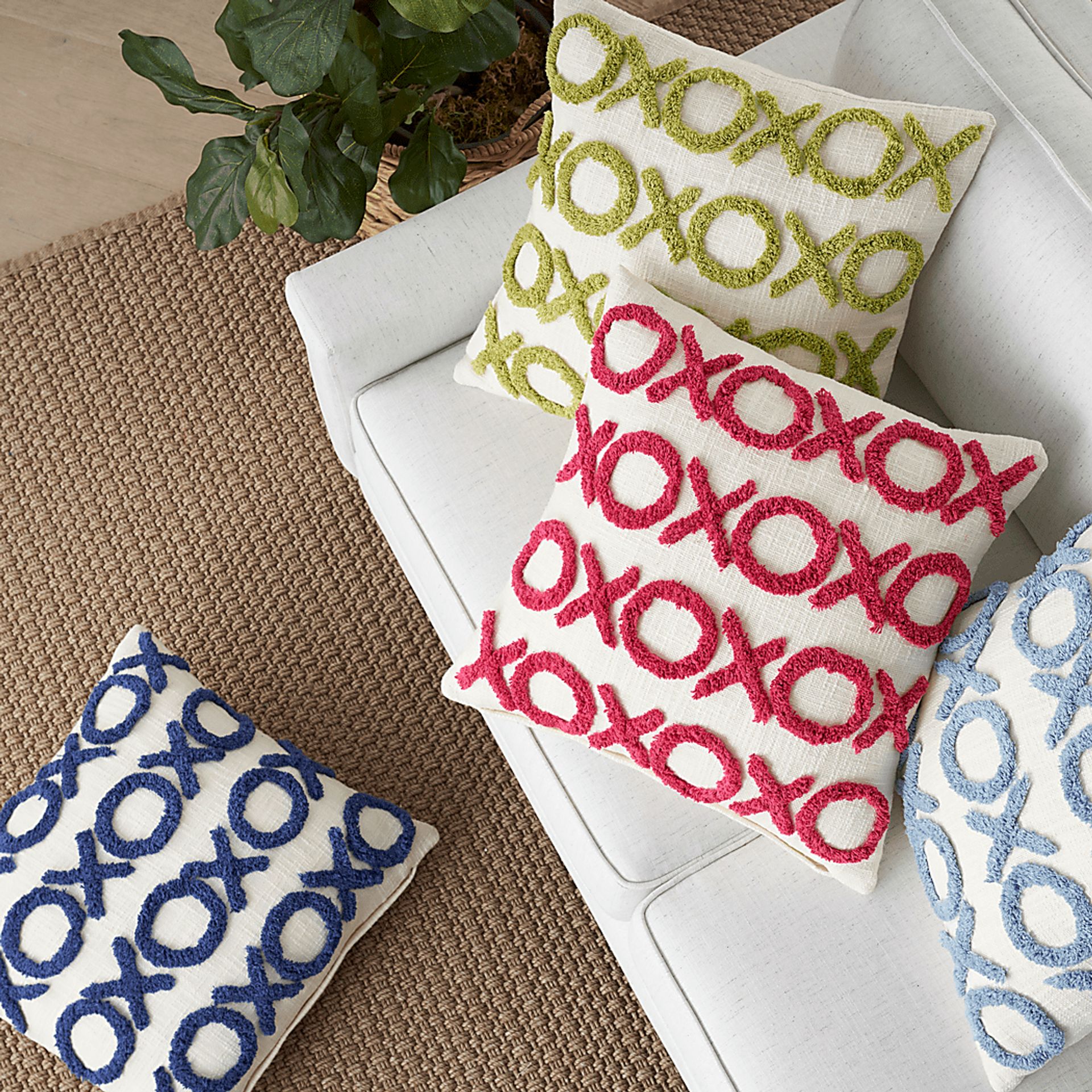 Kids Besos Lane Pink Throw Pillow - Image 5
