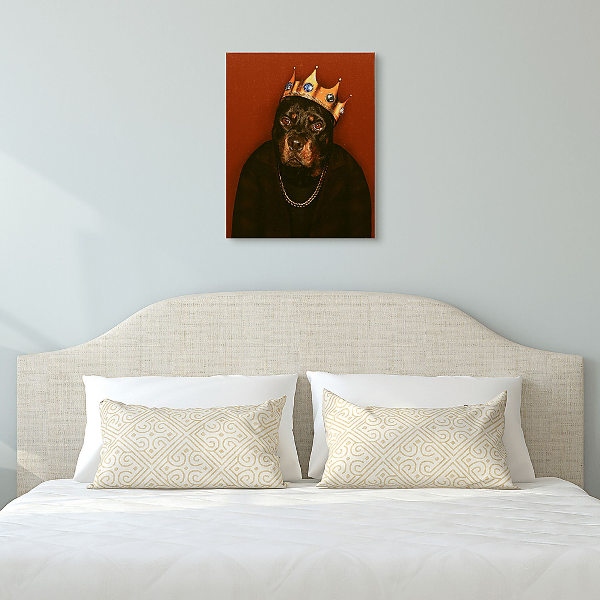 Kids Big Bark King Red Wall Art - Image 4
