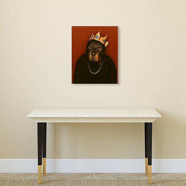 Kids Big Bark King Red Wall Art - Thumbnail - Image 6