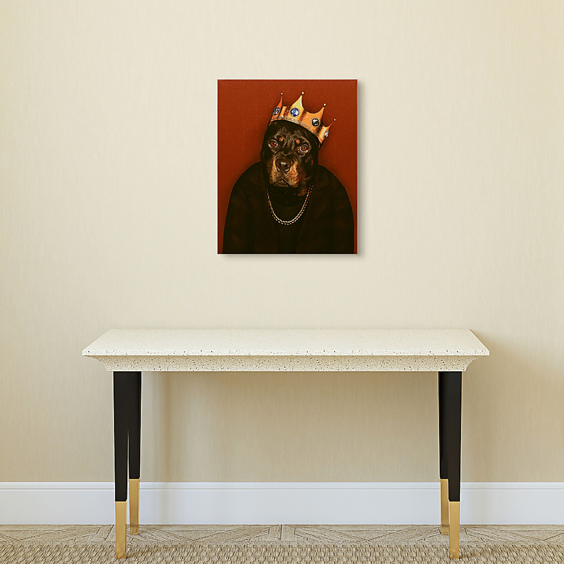 Kids Big Bark King Red Wall Art - Image 6