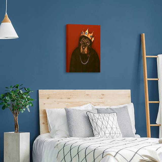 Kids Big Bark King Red Wall Art - Thumbnail - Image 7