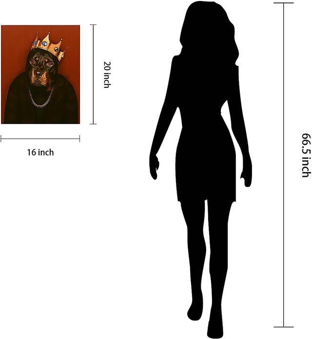 Kids Big Bark King Red Wall Art - Thumbnail - Image 8