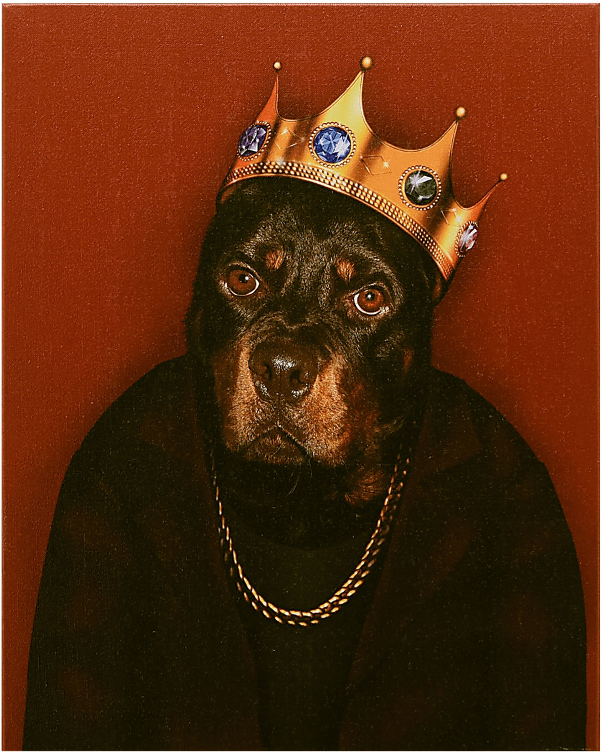 Kids Big Bark King Red Wall Art - Image 1