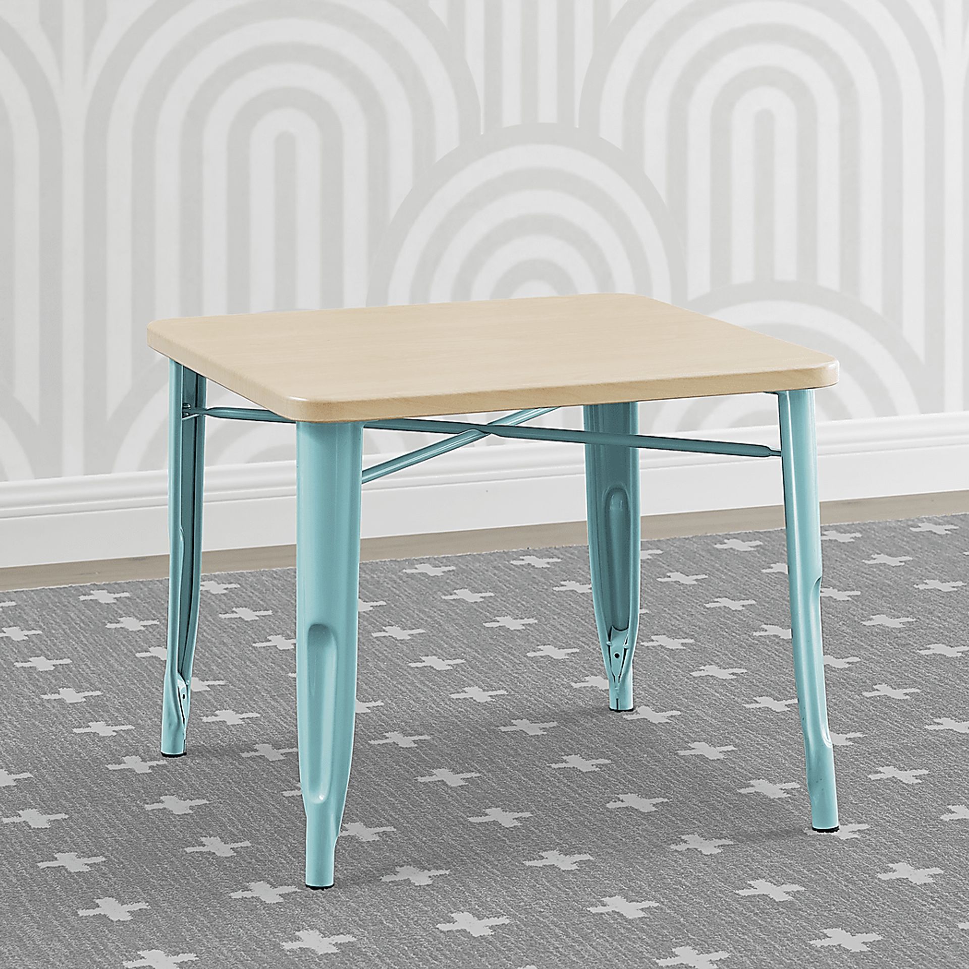 Kids Bilsai Natural/Aqua Table - Image 2