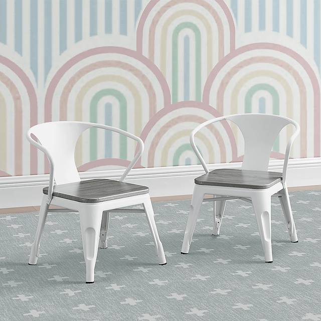 Kids Bilsai White Chair, Set of 2 - Thumbnail - Image 2
