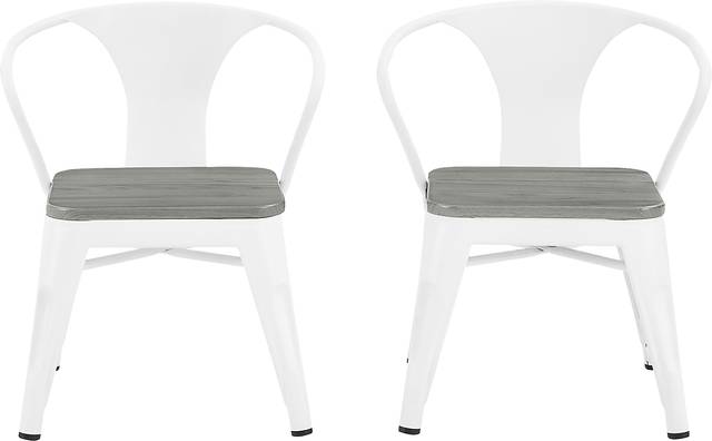 Kids Bilsai White Chair, Set of 2 - Thumbnail - Image 3