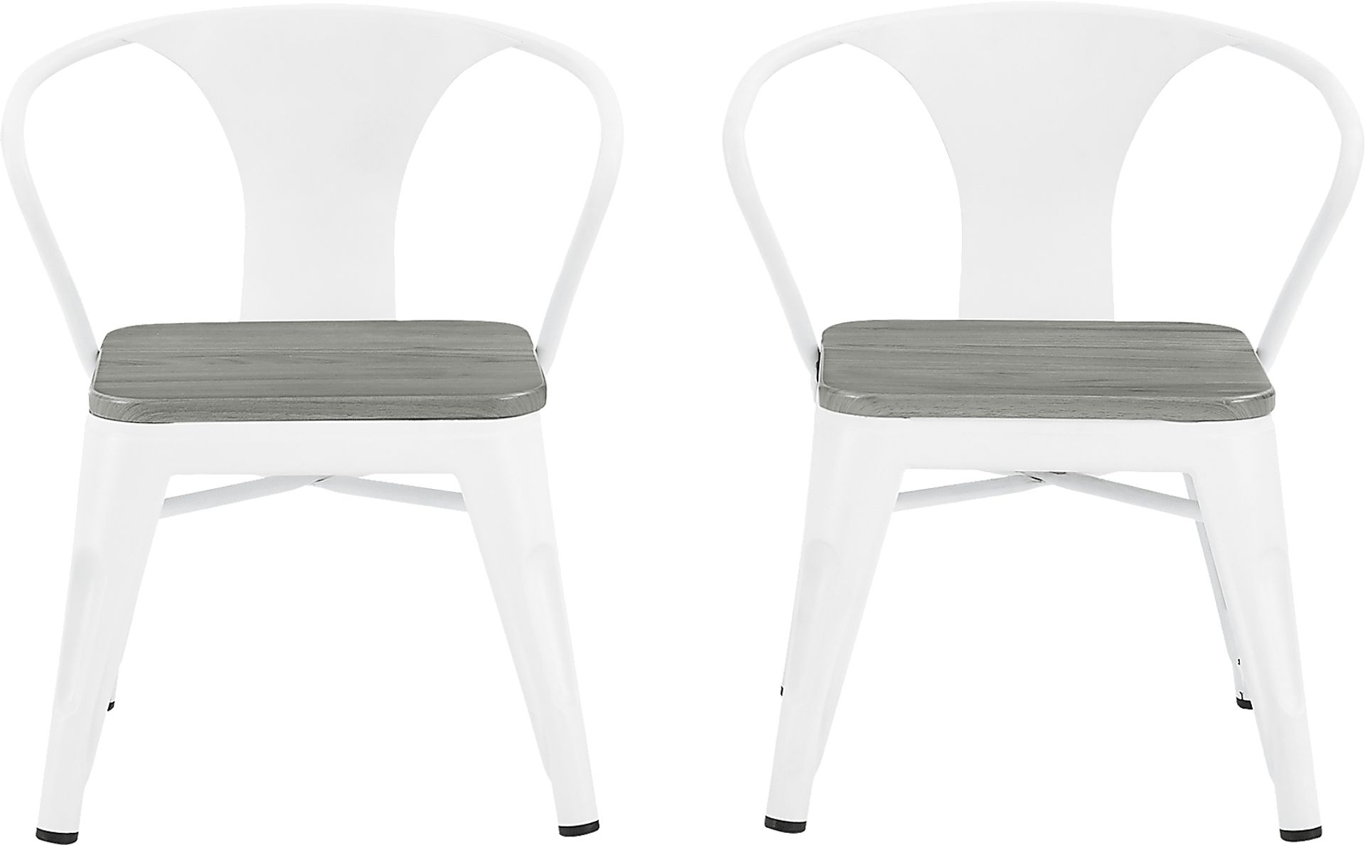 Kids Bilsai White Chair, Set of 2 - Image 3