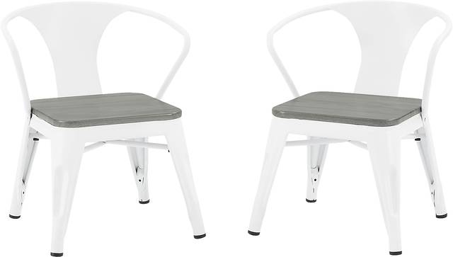 Kids Bilsai White Chair, Set of 2 - Thumbnail - Image 1