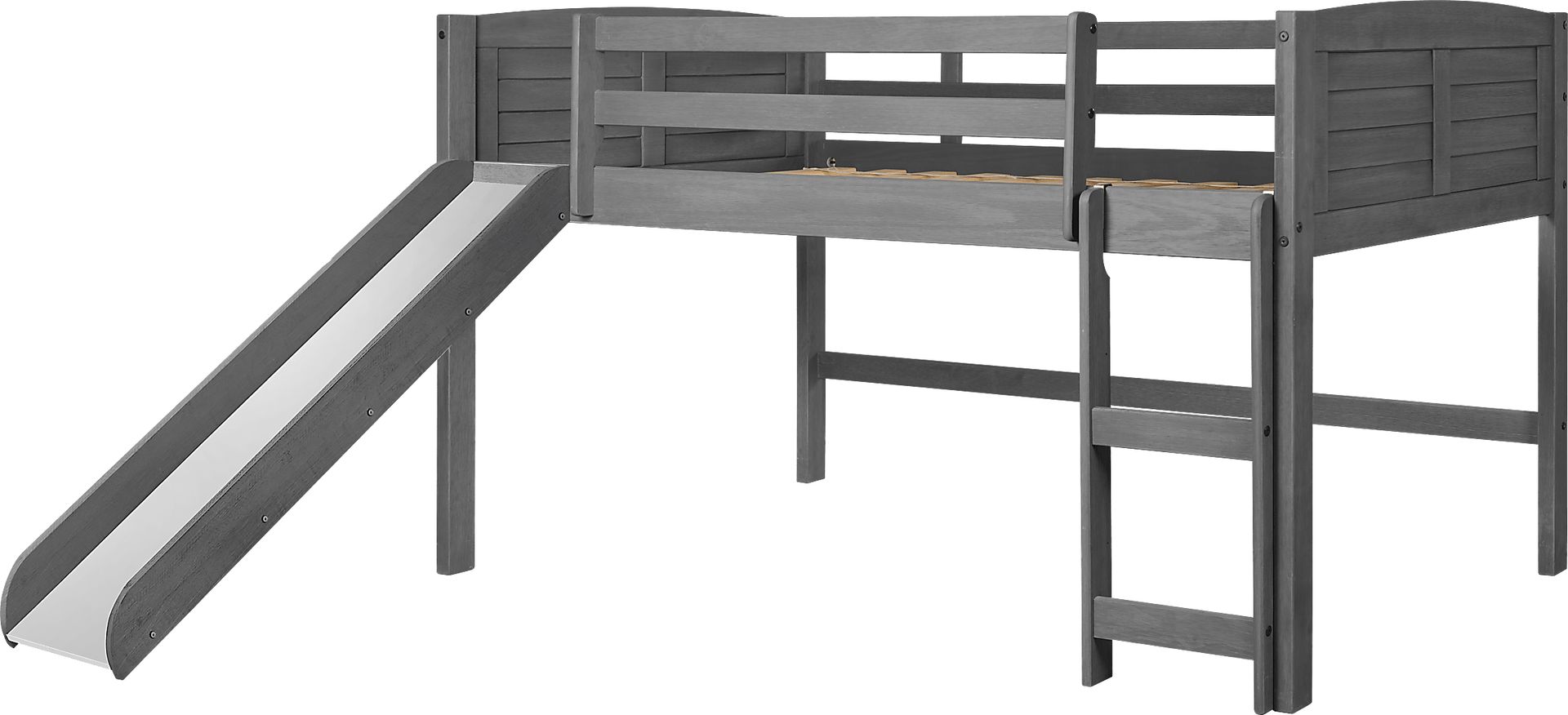 Kids Bironae Gray Twin Loft Bed - Image 3
