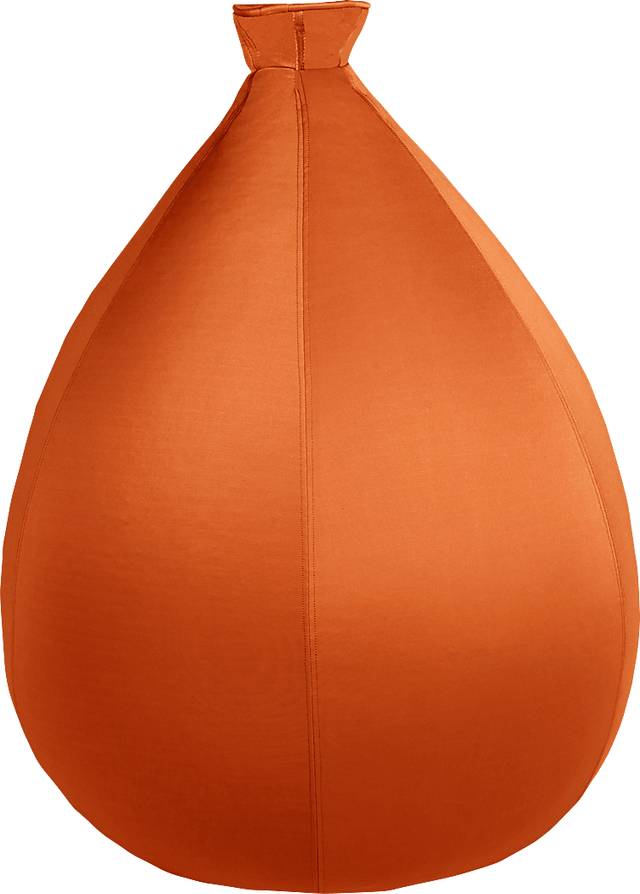 Kids Birthday Balloon Orange Bean Bag Chair - Thumbnail - Image 1