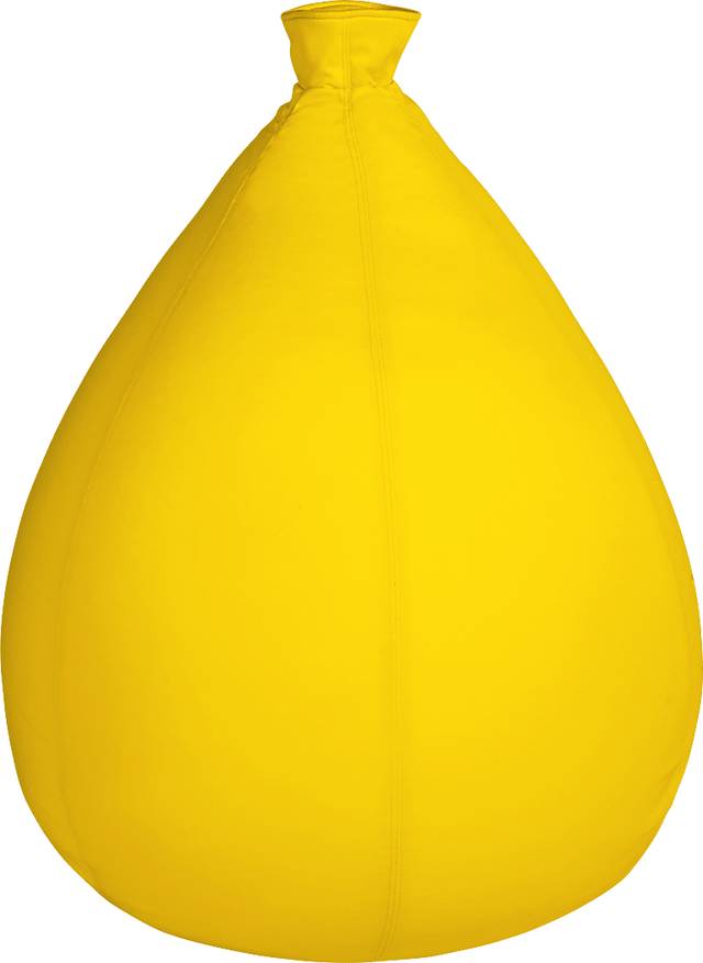 Kids Birthday Balloon Yellow Bean Bag Chair - Thumbnail - Image 1