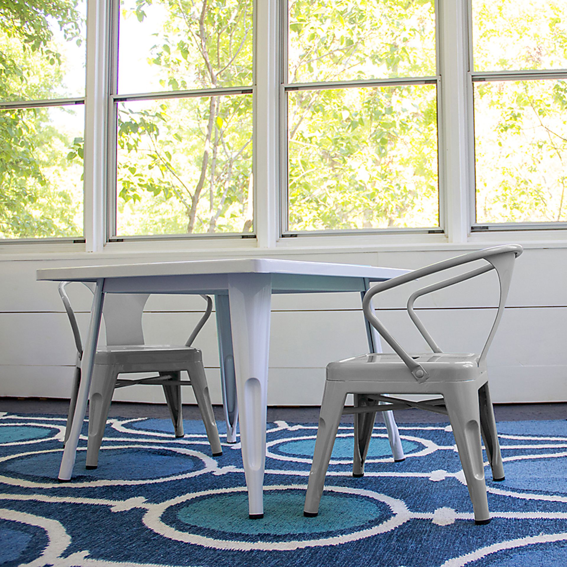 Kids Bixy Gray Chair, Set of 2 - Image 4