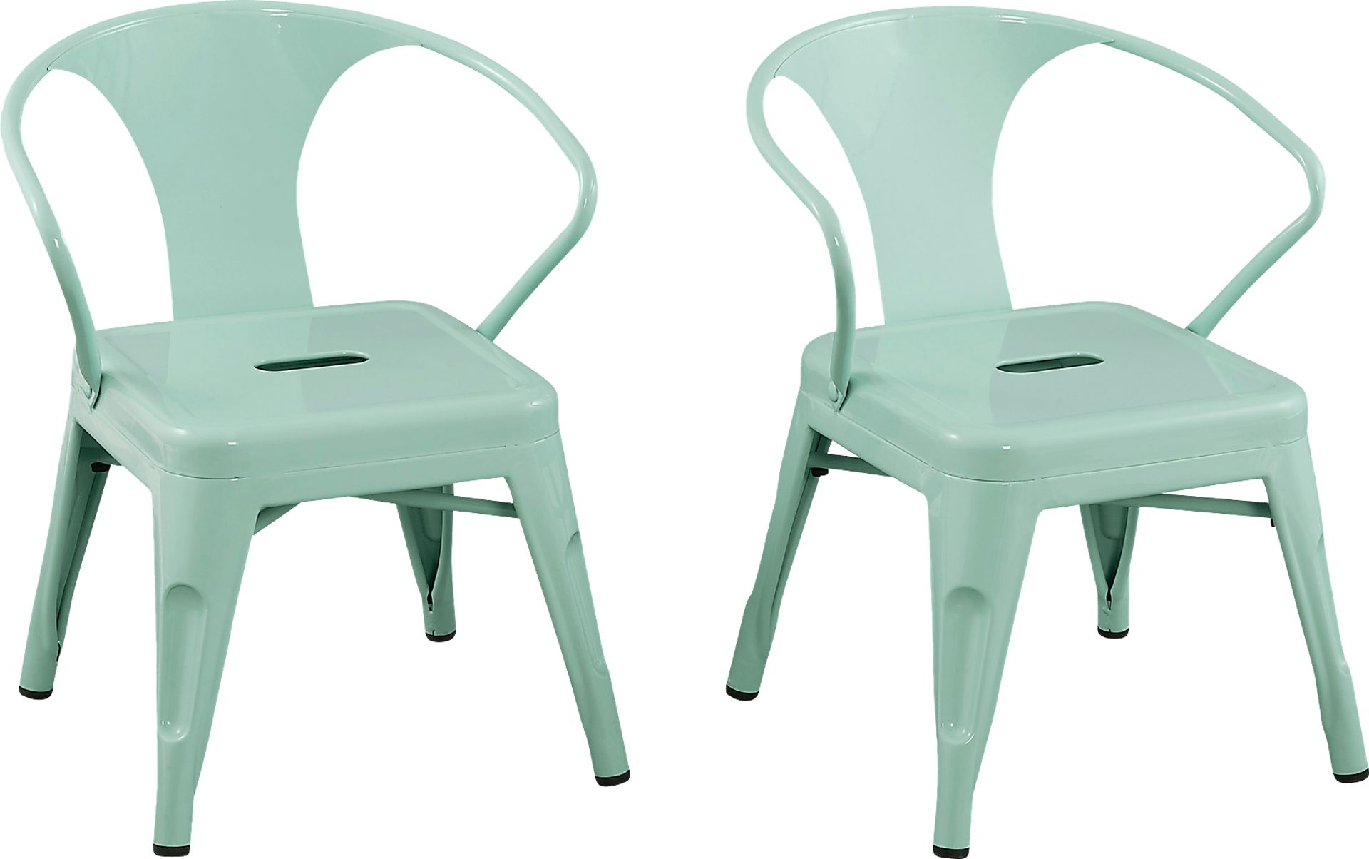 Kids Bixy Mint Chair, Set of 2 - Image 1