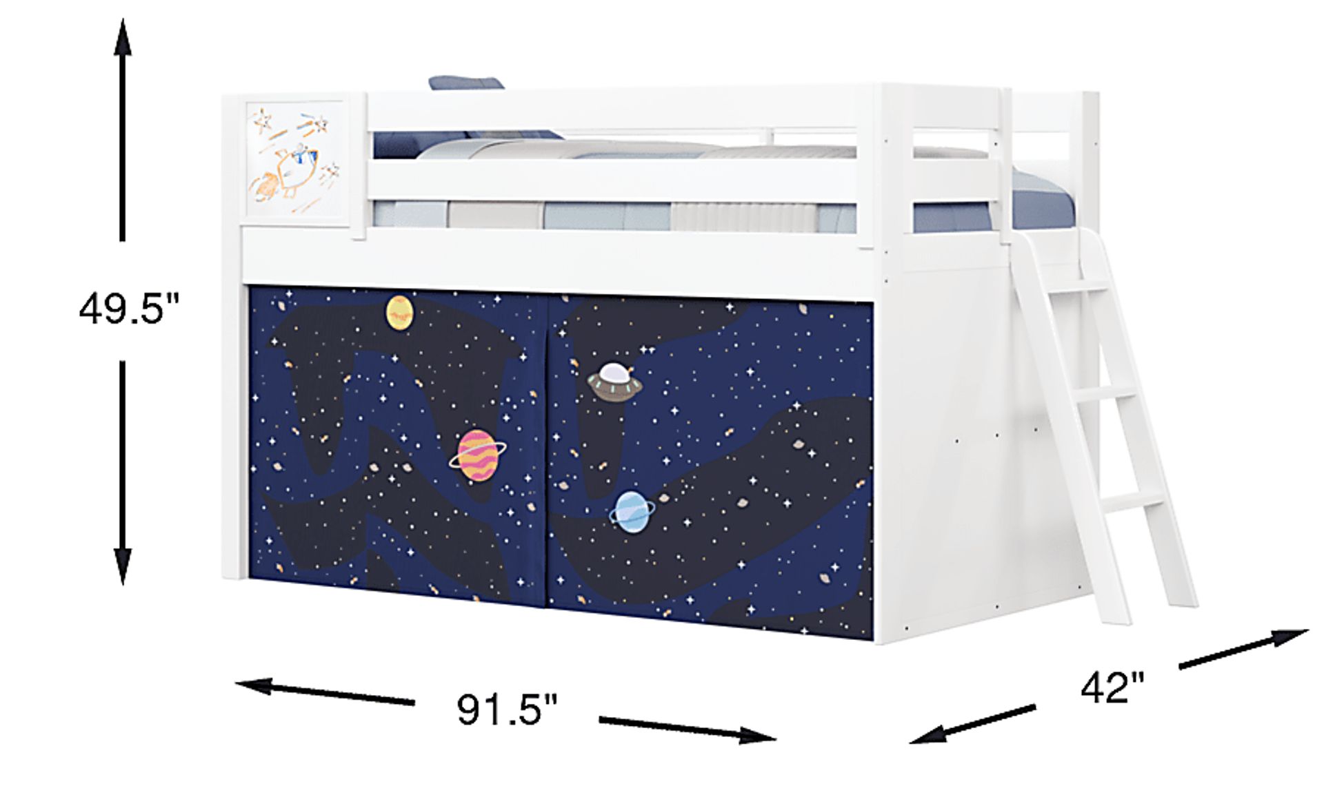 Dimension Image. Please refer to the Dimension Tab on this page for dimension details.