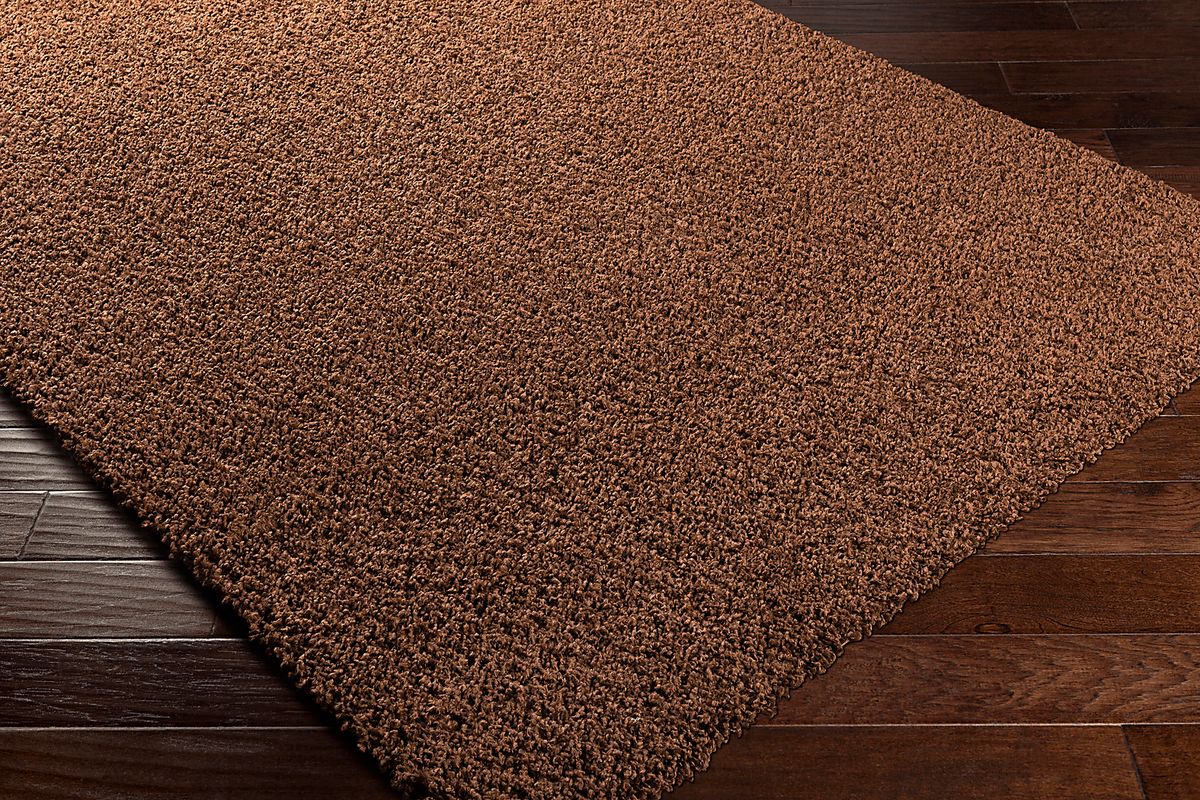 Blissful Pastel Chocolate Brown Rug | Rooms to Go