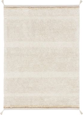 Kids Bloom Natural 4'7 x 6'7 Machine Washable Rug