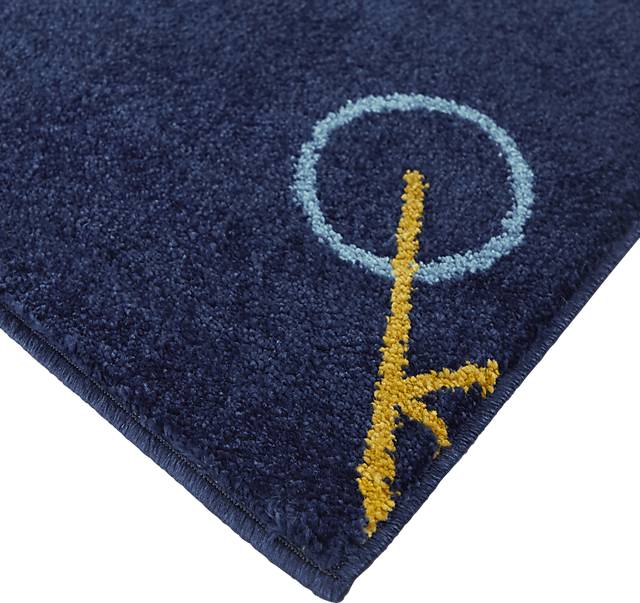 Kids Blyford Blue 5'3 x 7' Rug - Thumbnail - Image 3