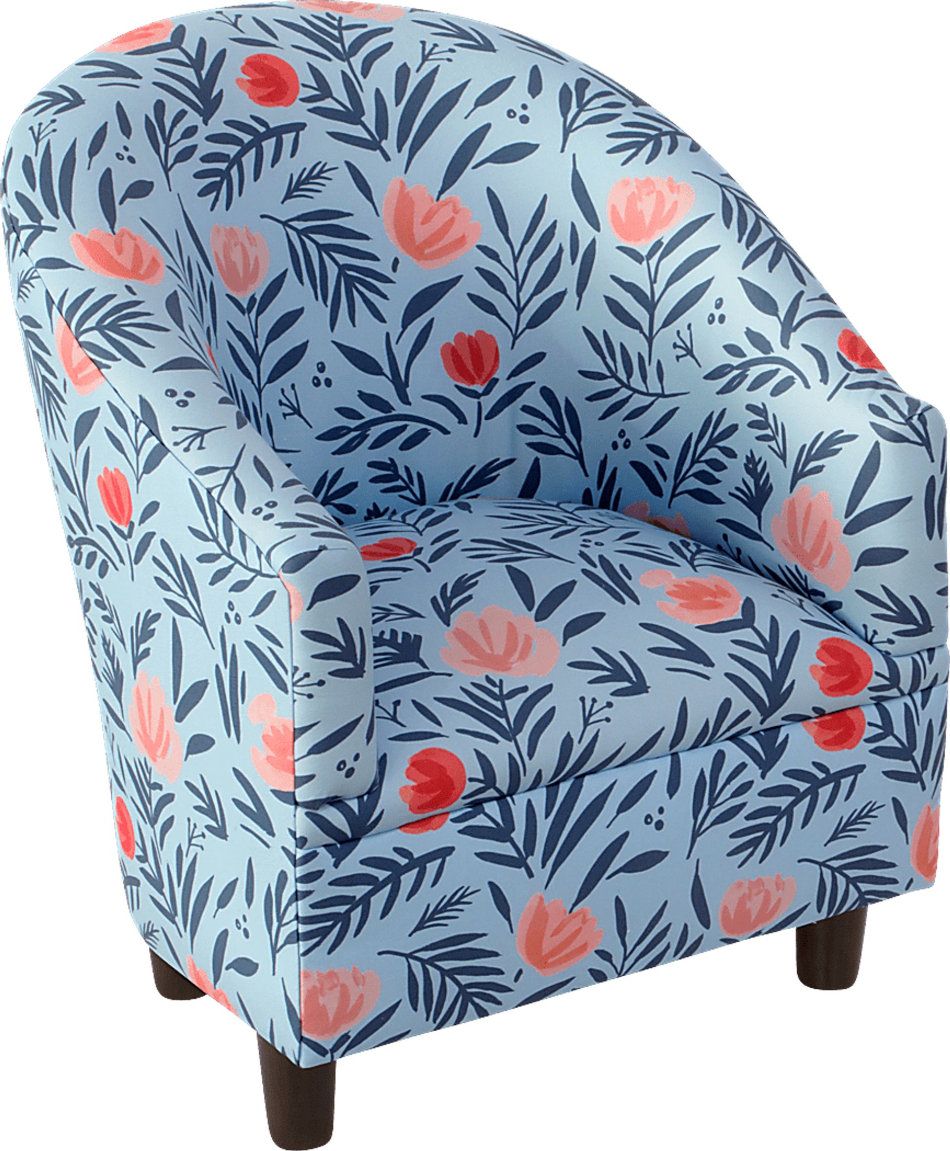 Bodoni Sky Toddler Accent Chair - Image 1