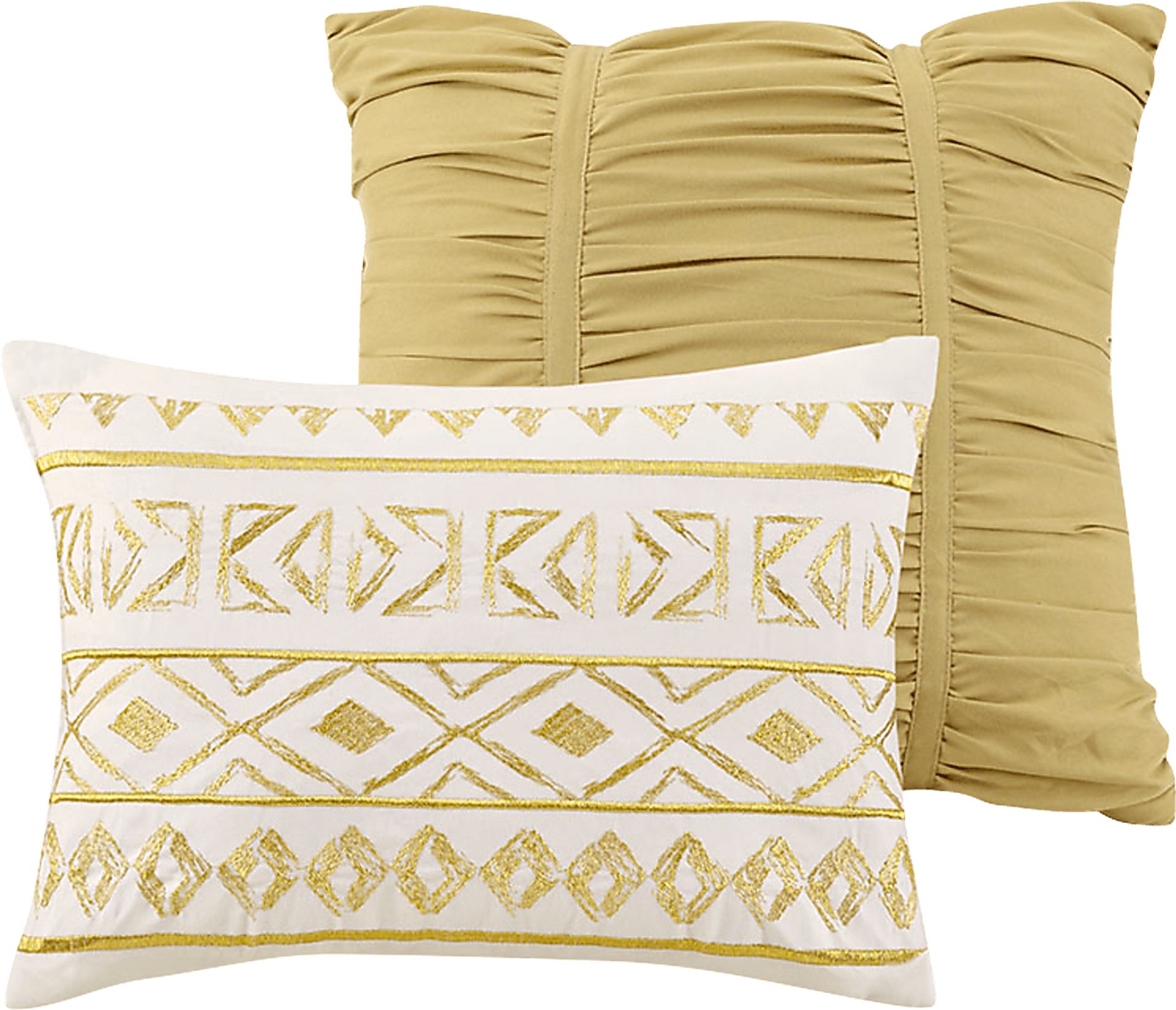 Kids Boho Mandala Gold 5 Pc Full/Queen Comforter Set - Image 2