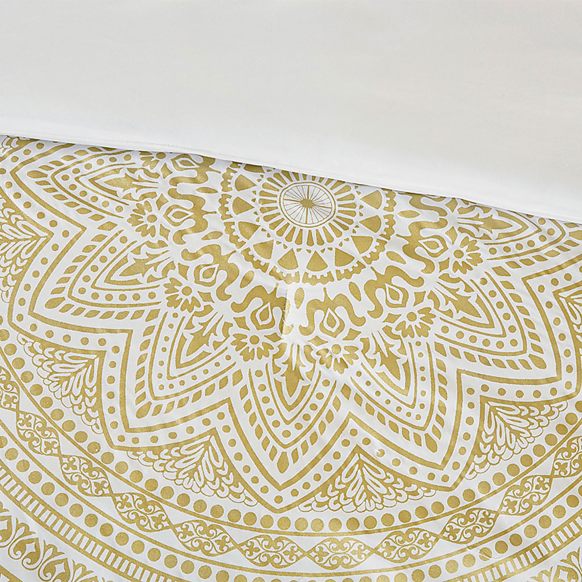 Kids Boho Mandala Gold 5 Pc Full/Queen Comforter Set - Image 7