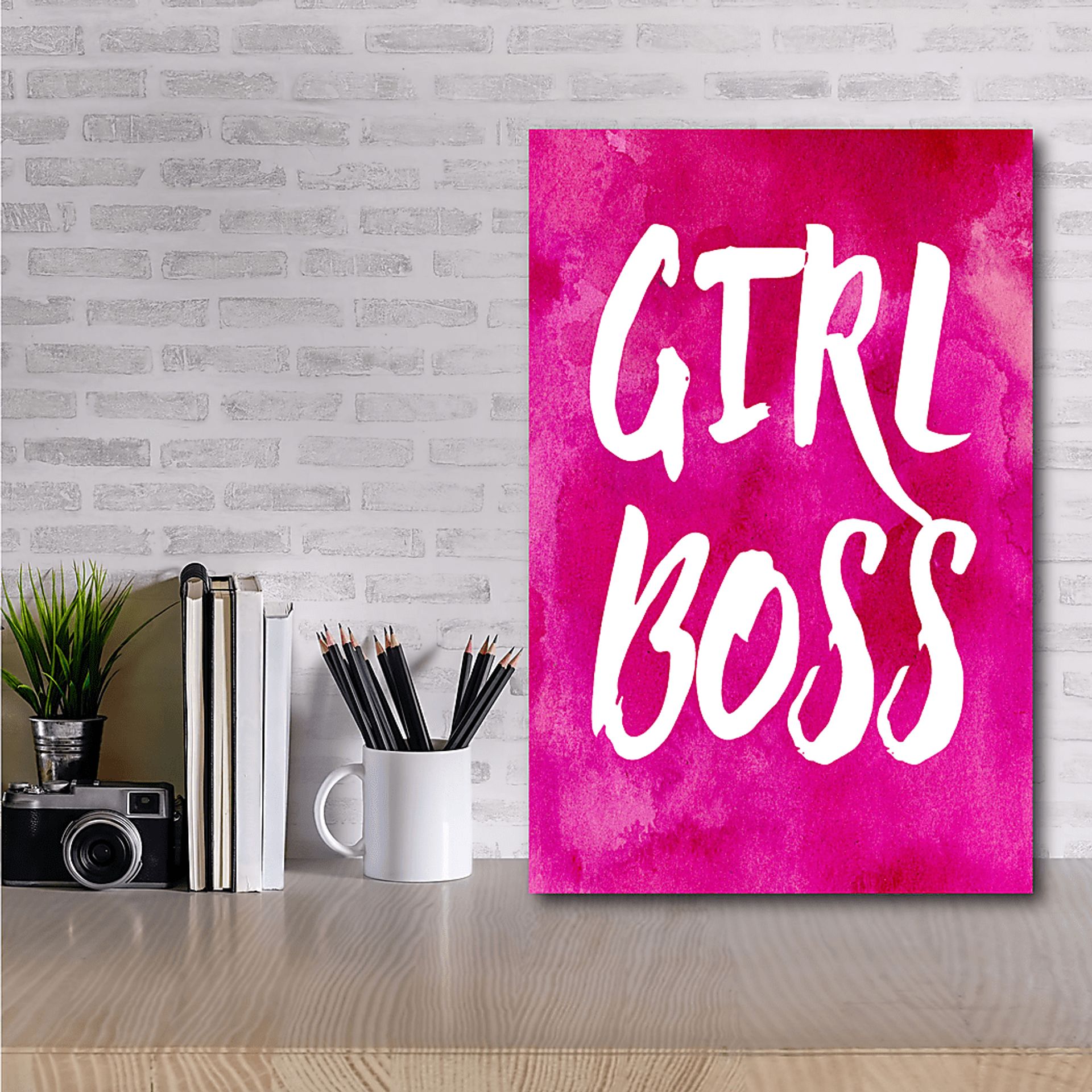 Kids Bossy Girls Pink Artwork - Image 2
