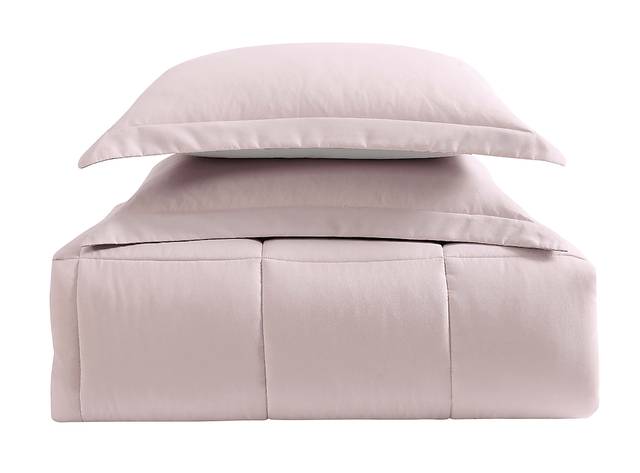 Kids Boyette Blush/Lavender Twin Comforter Set - Thumbnail - Image 2