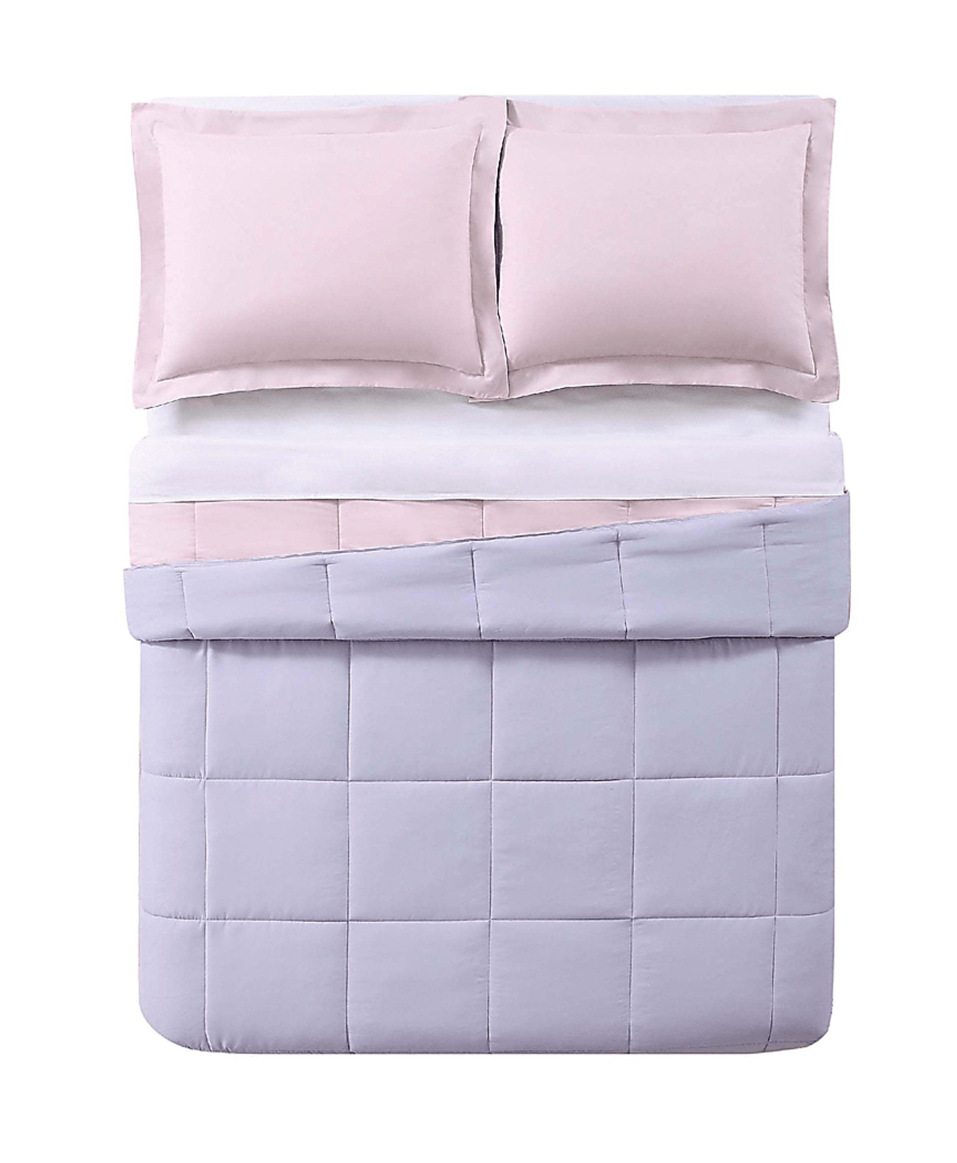 Kids Boyette Blush/Lavender Full/Queen Comforter Set - Image 4