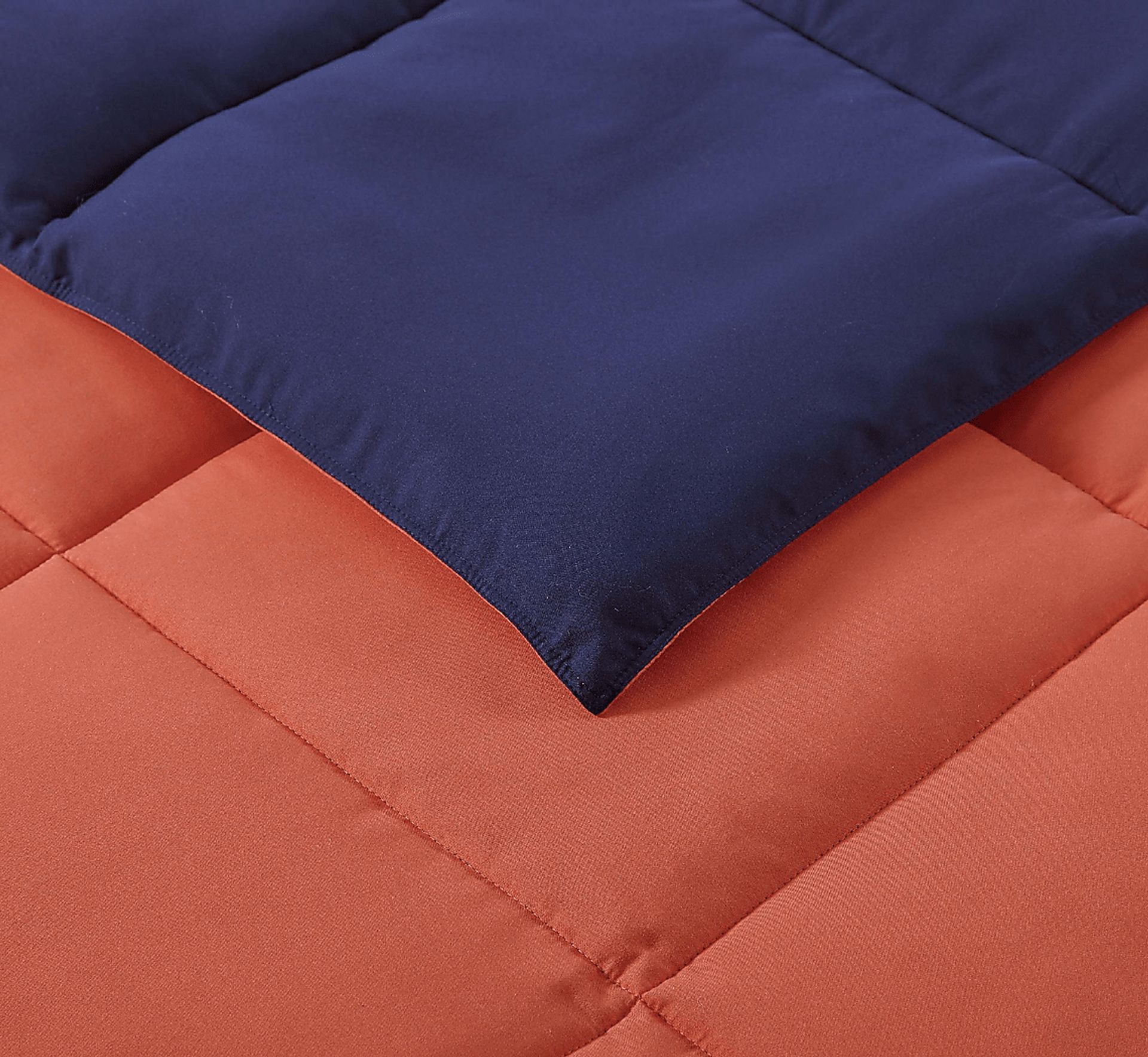 Kids Boyette Navy/Orange 3 Pc Full/Queen Comforter Set - Image 3
