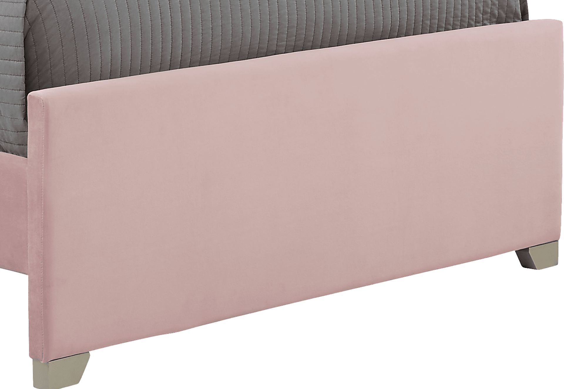 Kids Braelynn Pink Full Upholstered Bed - Image 4