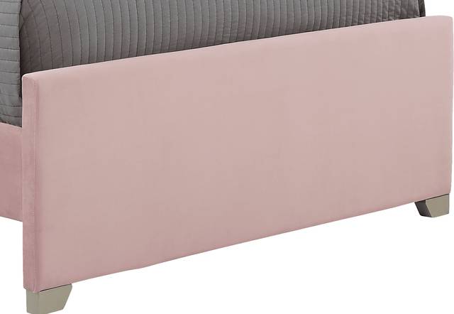 Kids Cottage Colors White Bedroom with 2 Braelynn Pink Twin Upholstered Beds - Thumbnail - Image 6