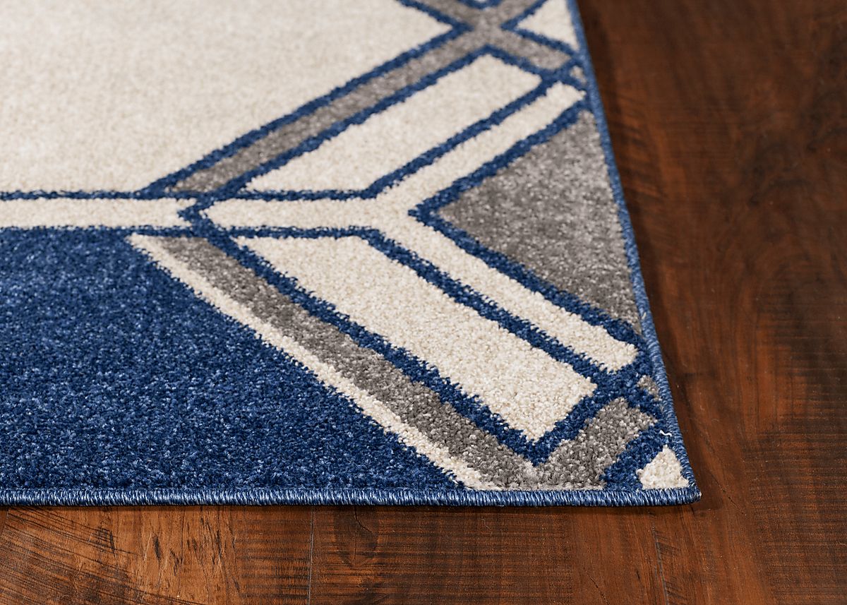 Brayan Blue Rug | Rooms to Go