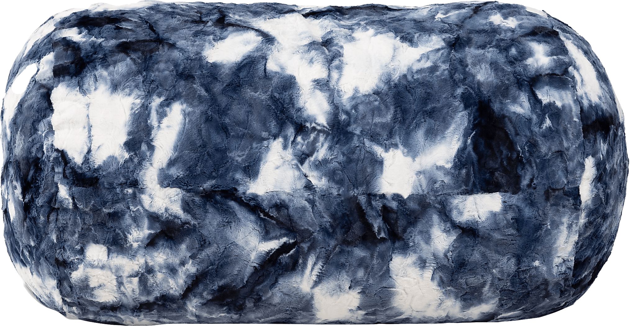 Kids Breun Blue White Bean Bag Lounger