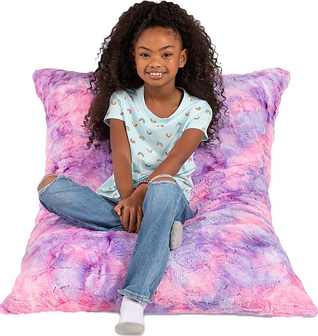 Kids Brigatine Pink Purple Floor Pillow - Thumbnail - Image 3