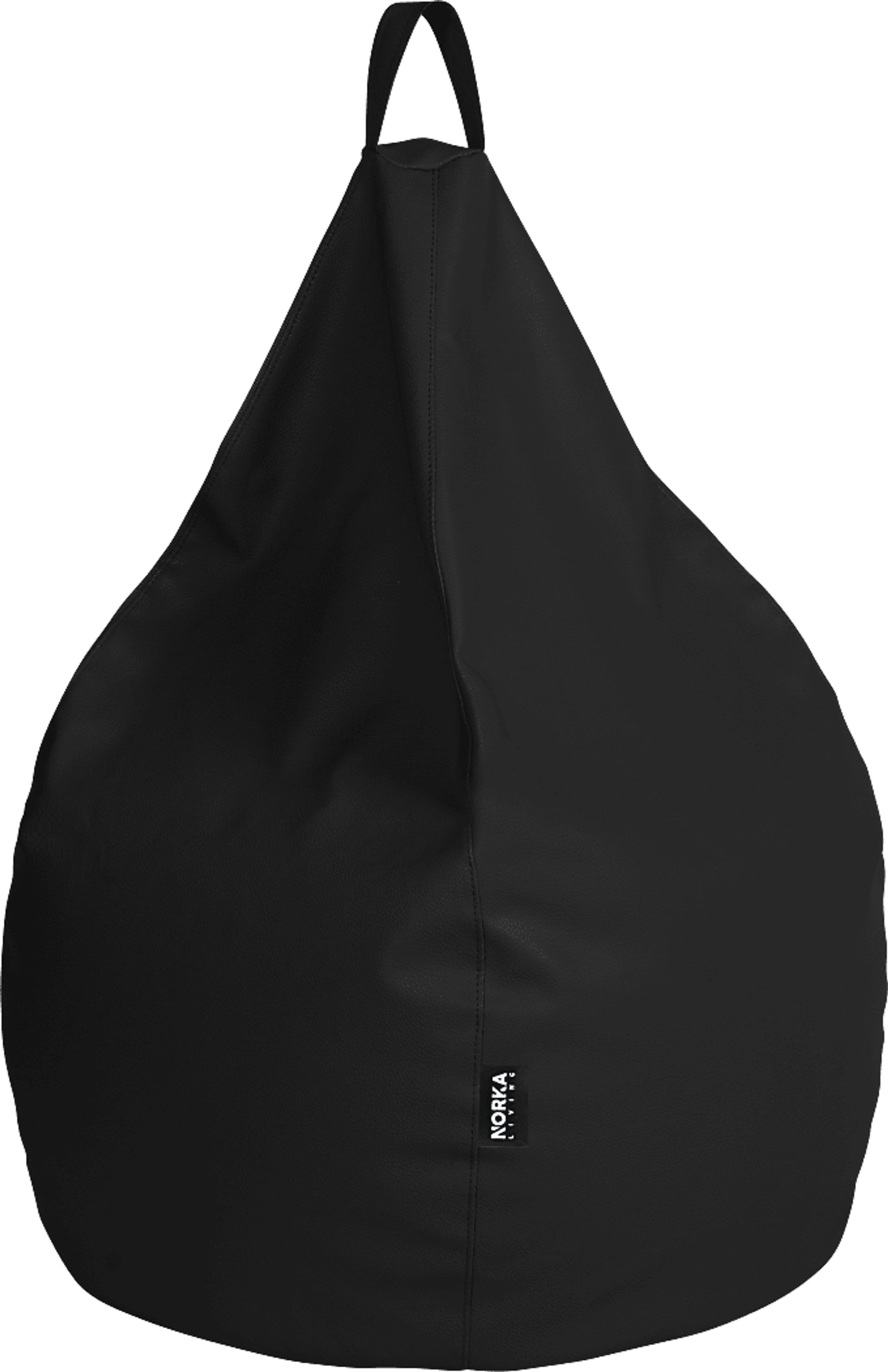 Kids Bright Drop Black Bean Bag Chair - Image 1