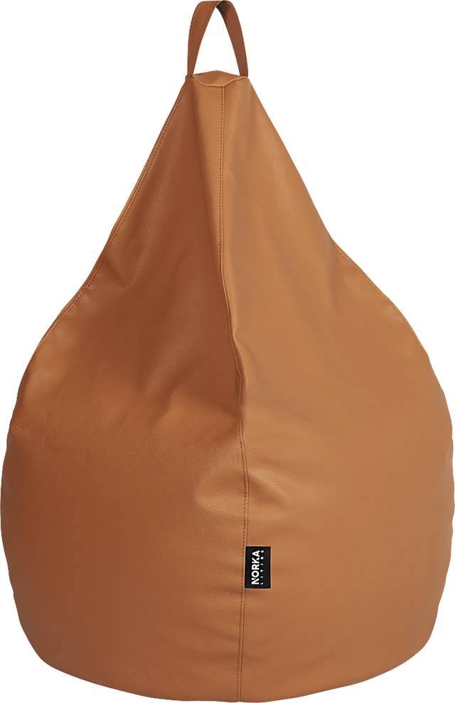 Kids Bright Drop Caramel Bean Bag Chair - Thumbnail - Image 1