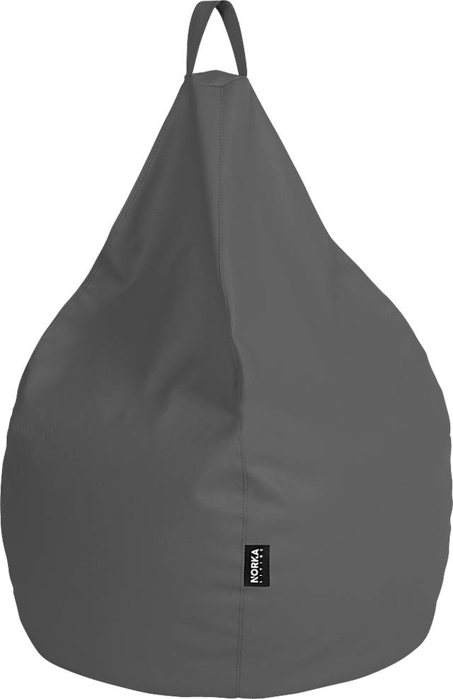 Kids Bright Drop Gray Bean Bag Chair - Thumbnail - Image 1