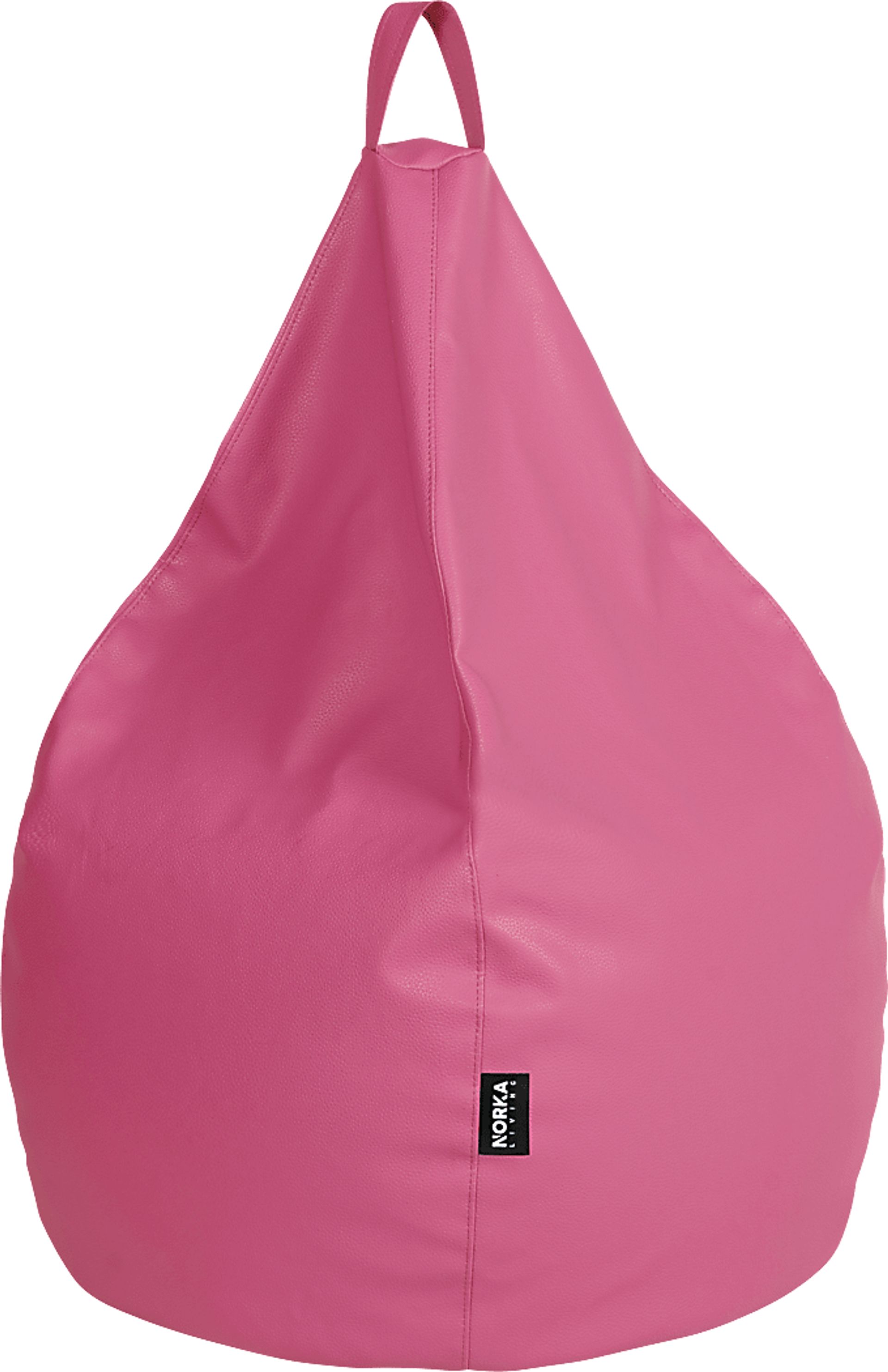 Kids Bright Drop Pink Bean Bag Chair - Image 1