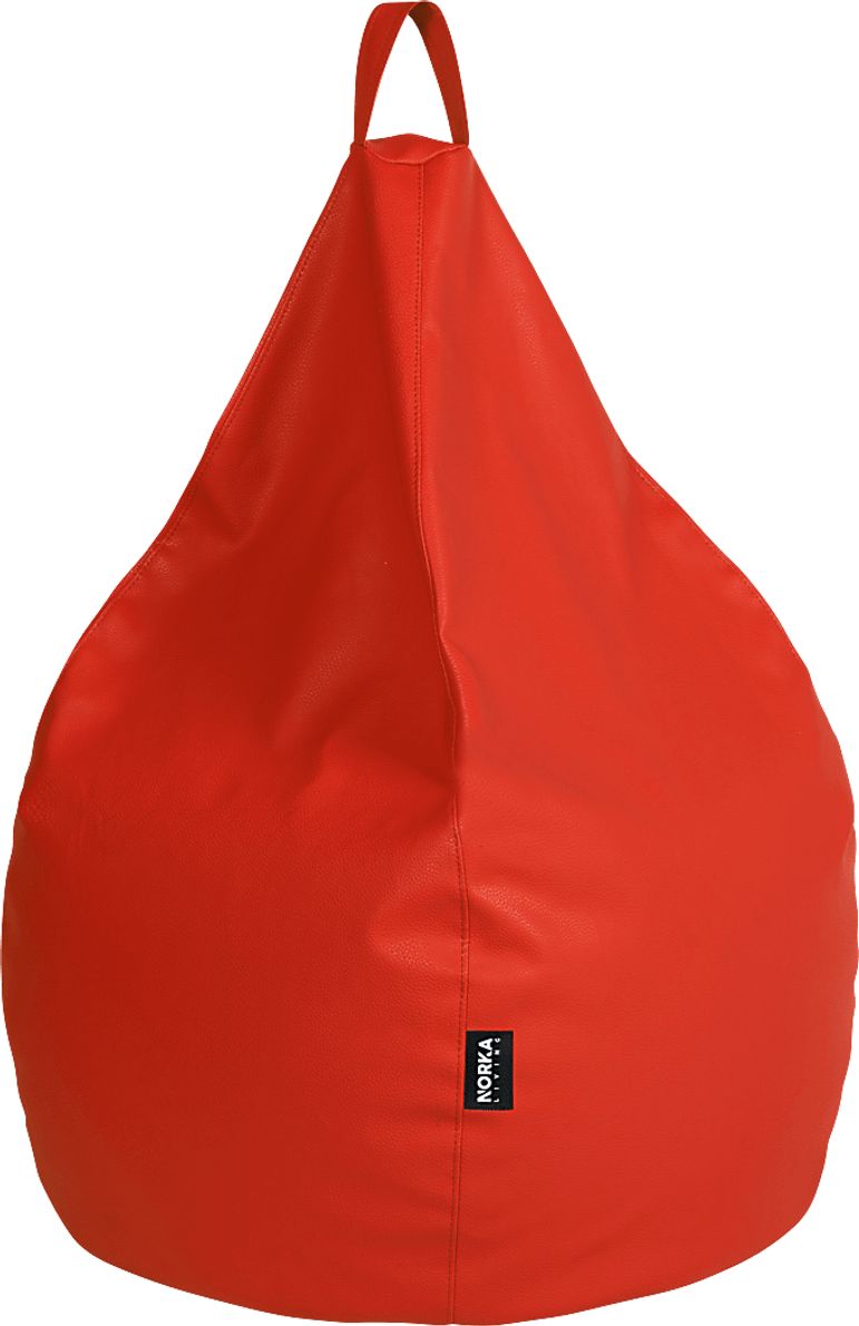 Kids Bright Drop Red Bean Bag Chair
