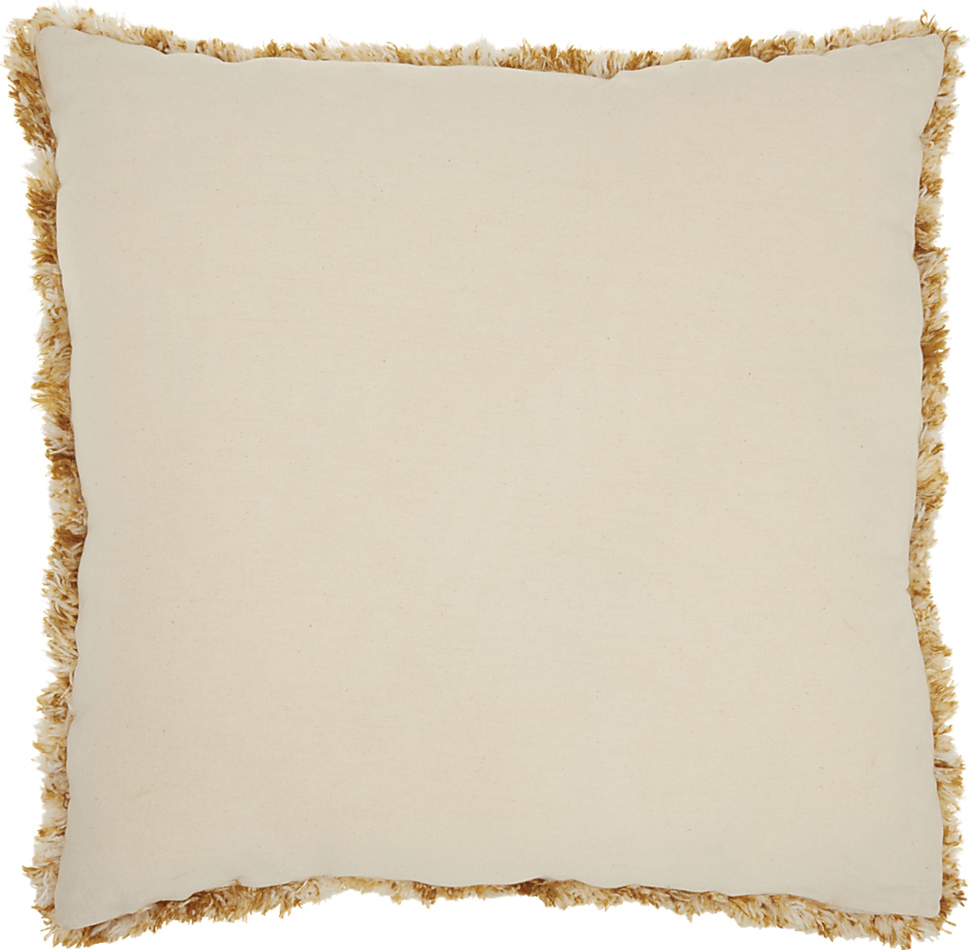 Kids Bright Lattice Mustard Accent Pillow - Image 2