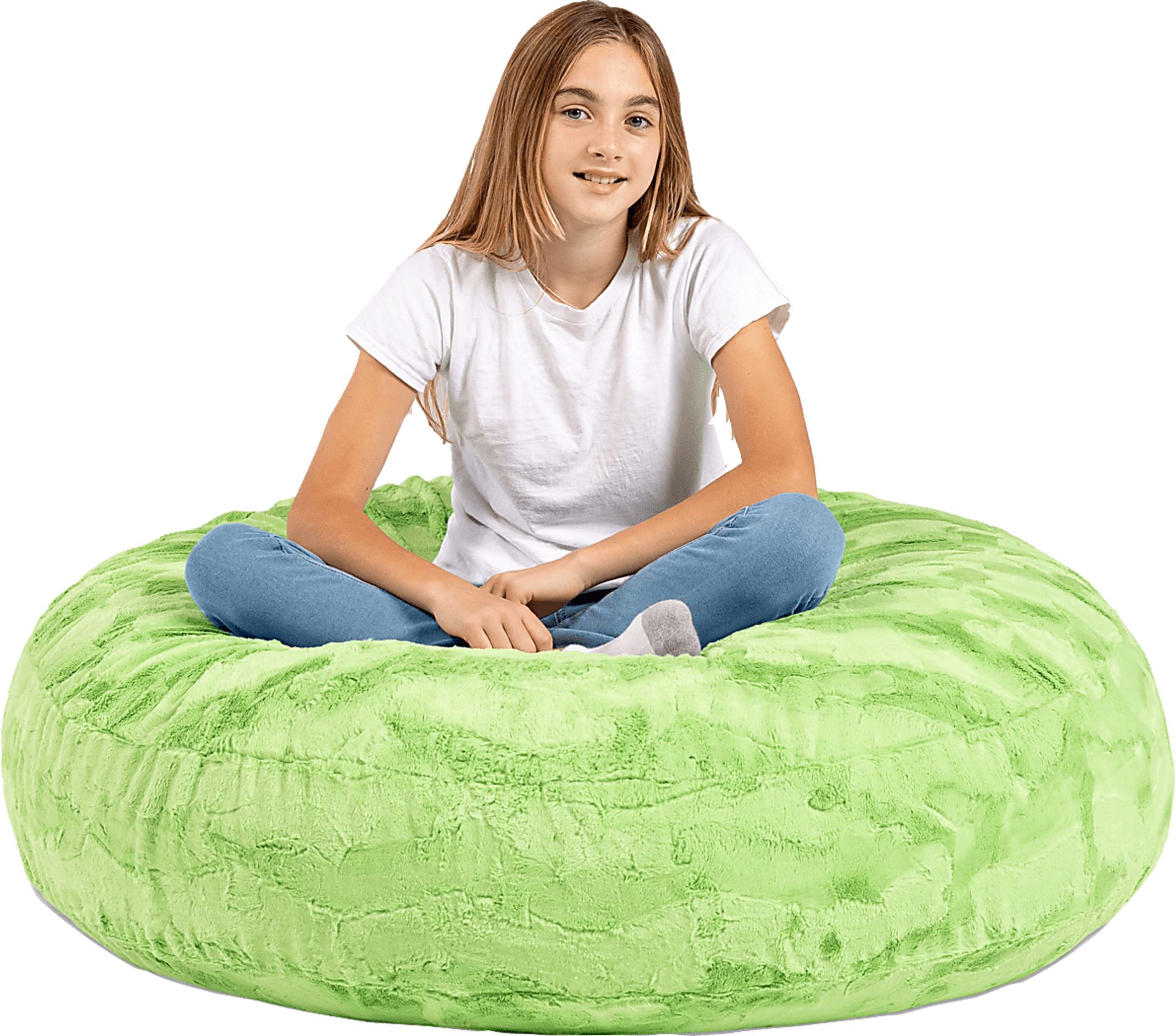 Kids Brogton Green Bean Chair - Image 5