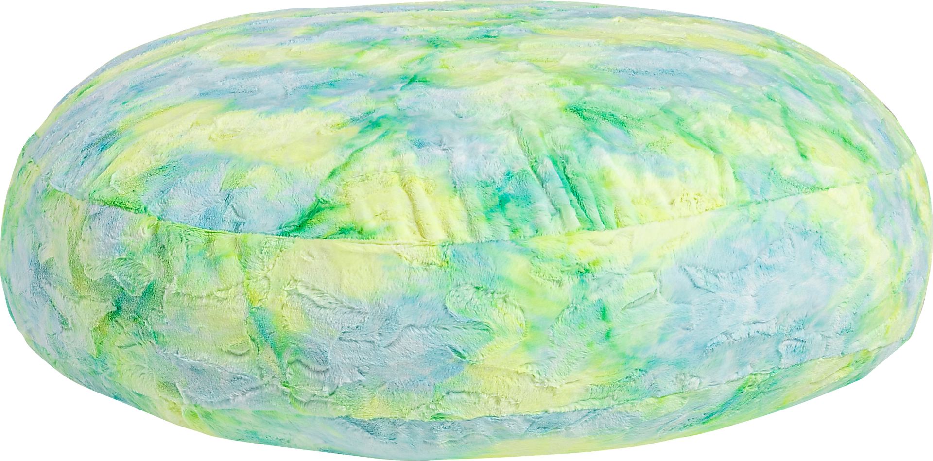 Kids Brogton Yellow Green Bean Bag Chair - Image 1