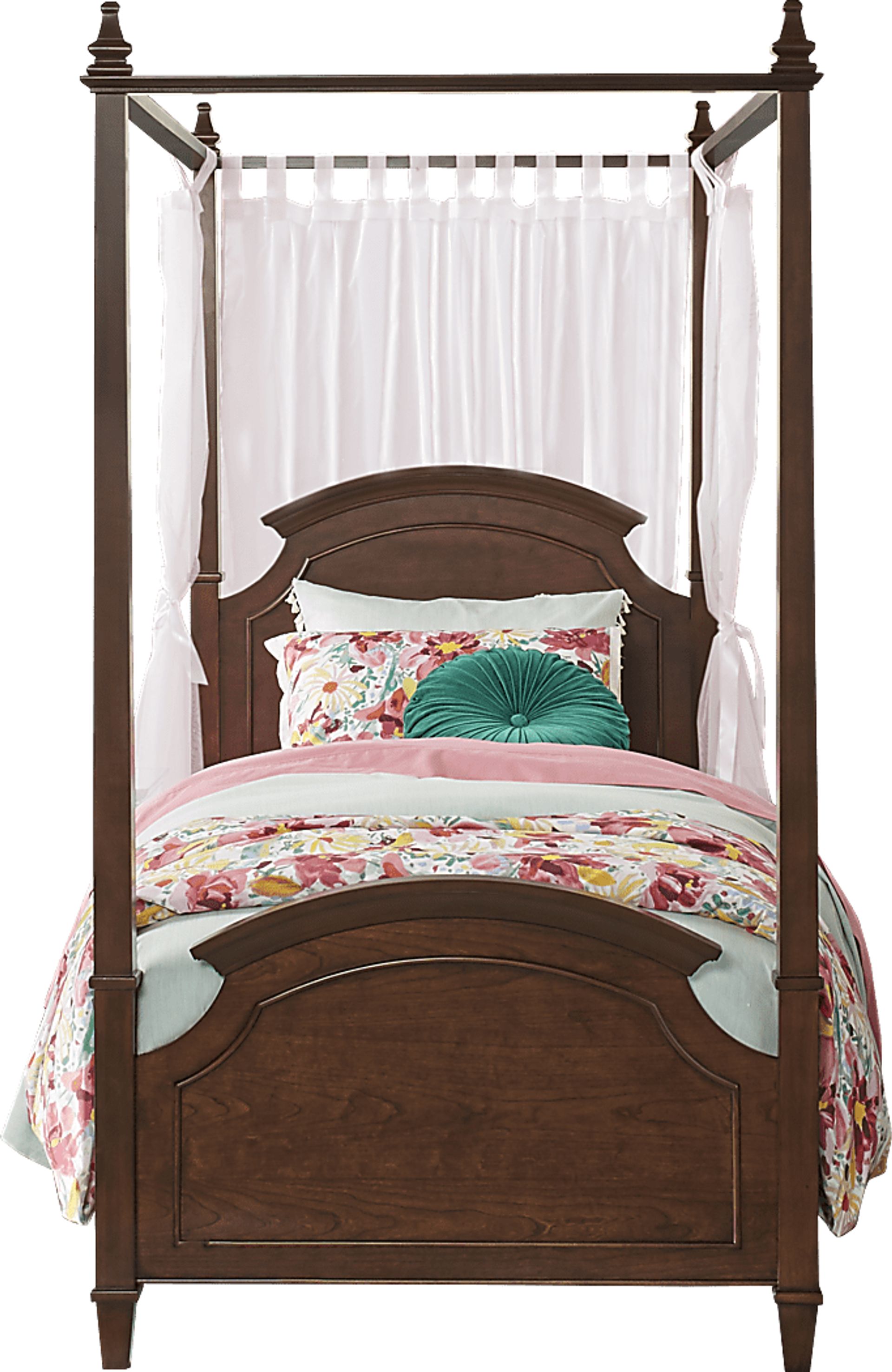Kids Brooklyn Lane Cherry 6 Pc Twin Canopy Bedroom - Image 4