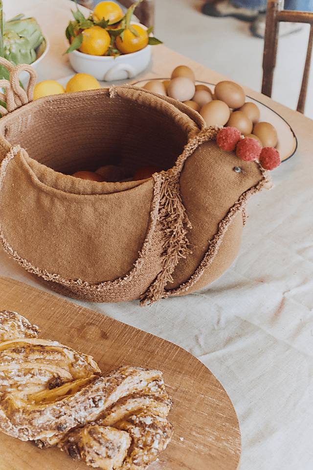 Kids Brown Chicken Basket - Thumbnail - Image 4
