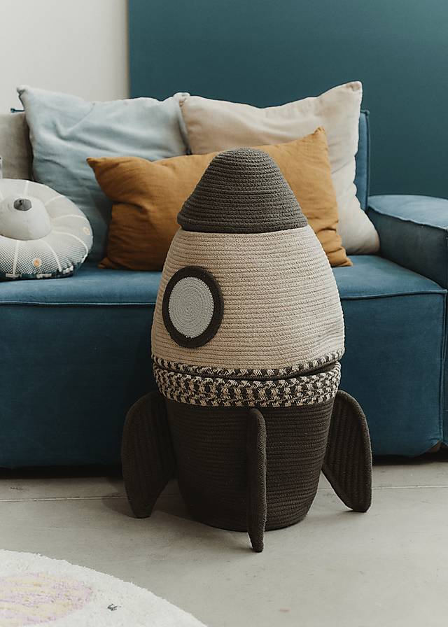 Kids Brown Rocket Basket - Thumbnail - Image 3